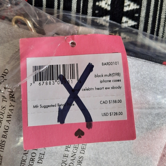 Kate Spade Spencer Celebration Hearts Crossbody - Picture 5 of 7